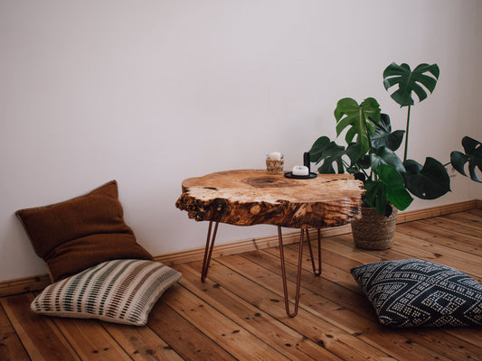 Großer Beistelltisch - Kastanie